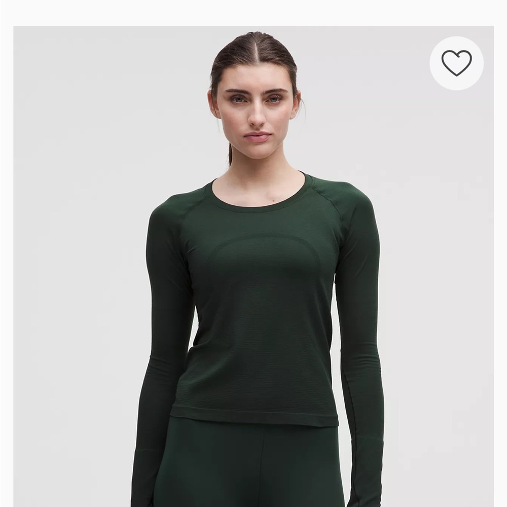 Dark Green Long Sleeve Women's Top
